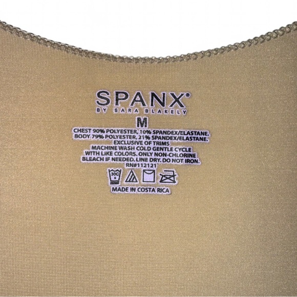 Spanx Shaping Tank Womens Medium Nude Seamless Slimming Camisole Control Top - Picture 2 of 3